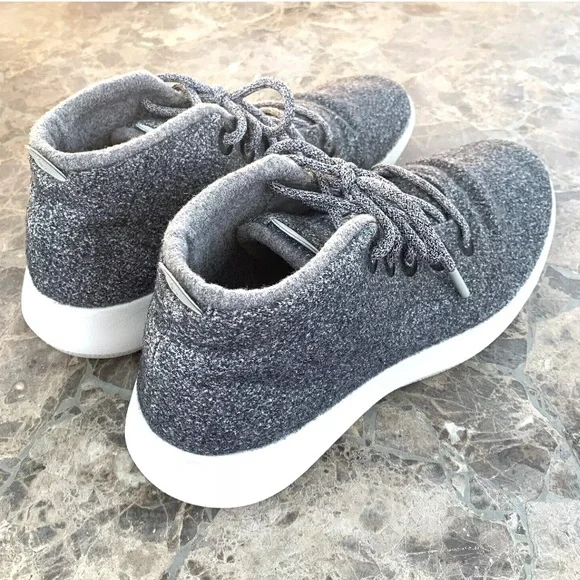 ALLBIRDS WRUM High Top Merino Wool Runner Up Mizzles Men's Sneakers Gray. - Picture 11 of 13